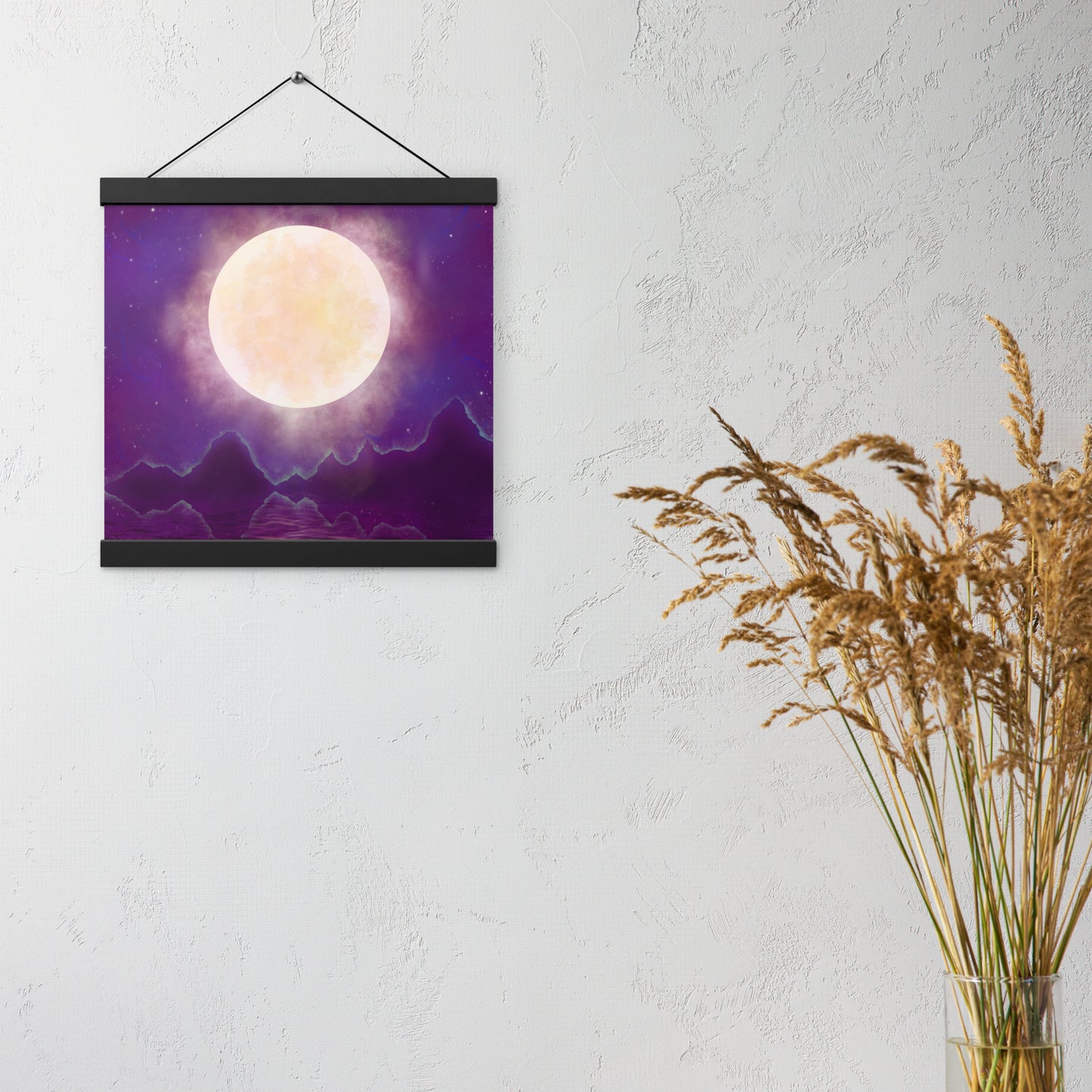 Harvest Moon Poster with Hangers