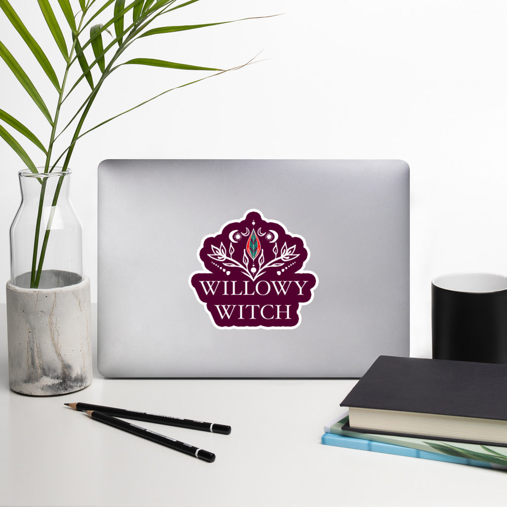 Willowy Witch Bubble-free stickers